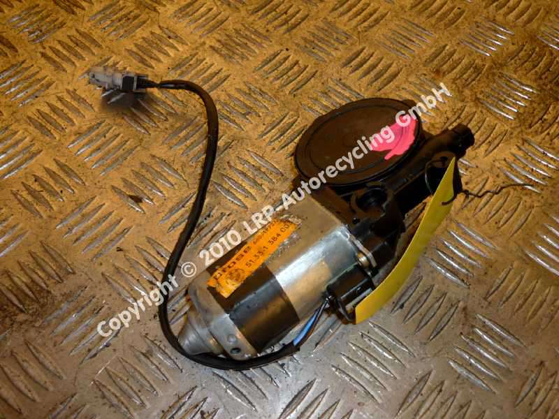 MOTOR FENSTERH V R; Fensterheber Motor VR; 518I-M5 LIM/TOUR; E34 AB 01/88; 51331384003; 51331384003